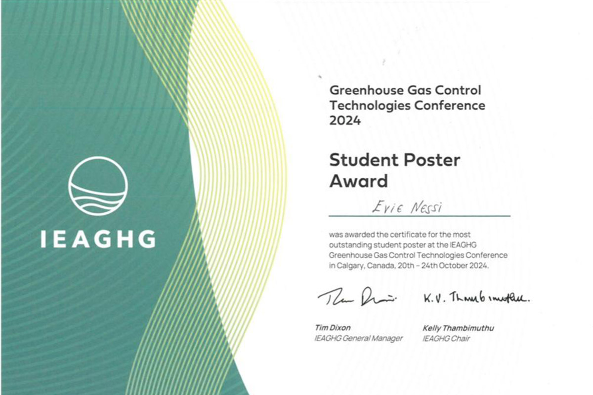 Award in GHGT-17
